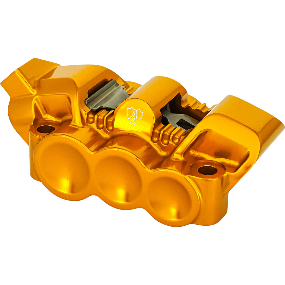 Arlen Ness #320-135 - Monoblock Radial Brake Caliper - 100 mm - Left - Gold