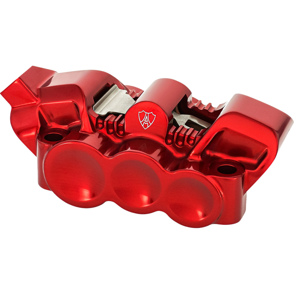 Arlen Ness #320-136 - Monoblock Radial Brake Caliper - 100 mm - Left - Red
