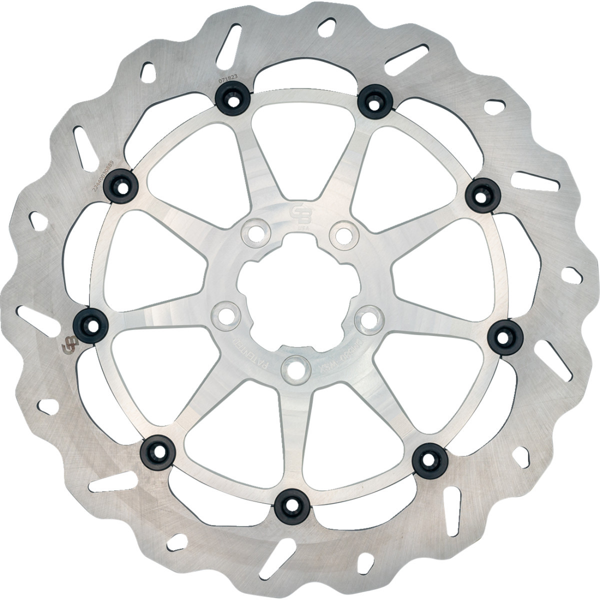 Gbrakes #DF680CWSX-C - Brake Rotor - Front - Silver