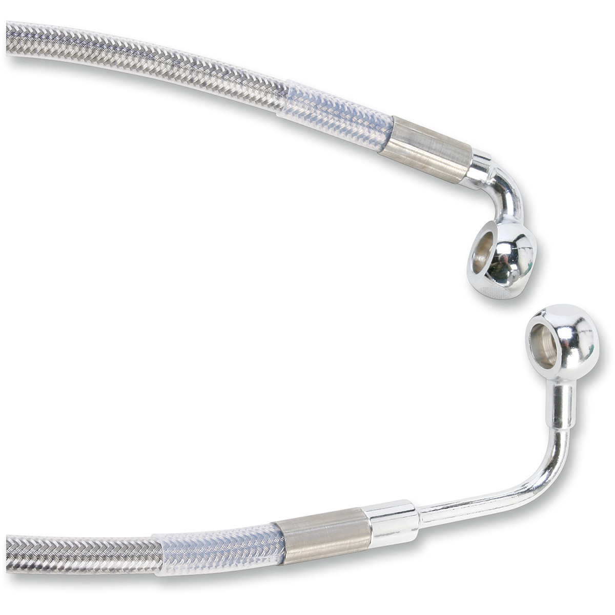 Drag Specialties - Brake Line - Rear - Stainless Steel