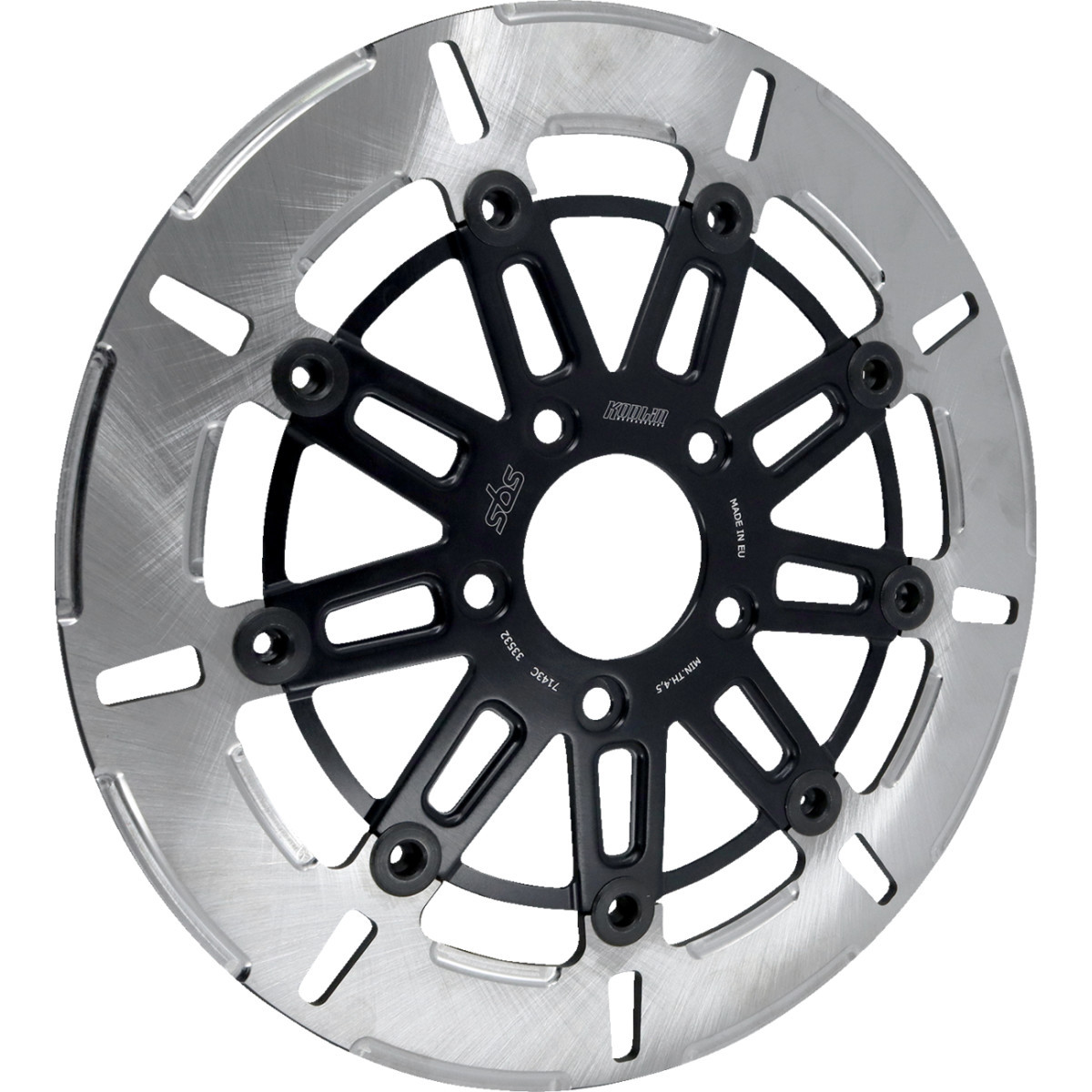SBS #7143C - Design "C" 9-Spoke Brake Rotor