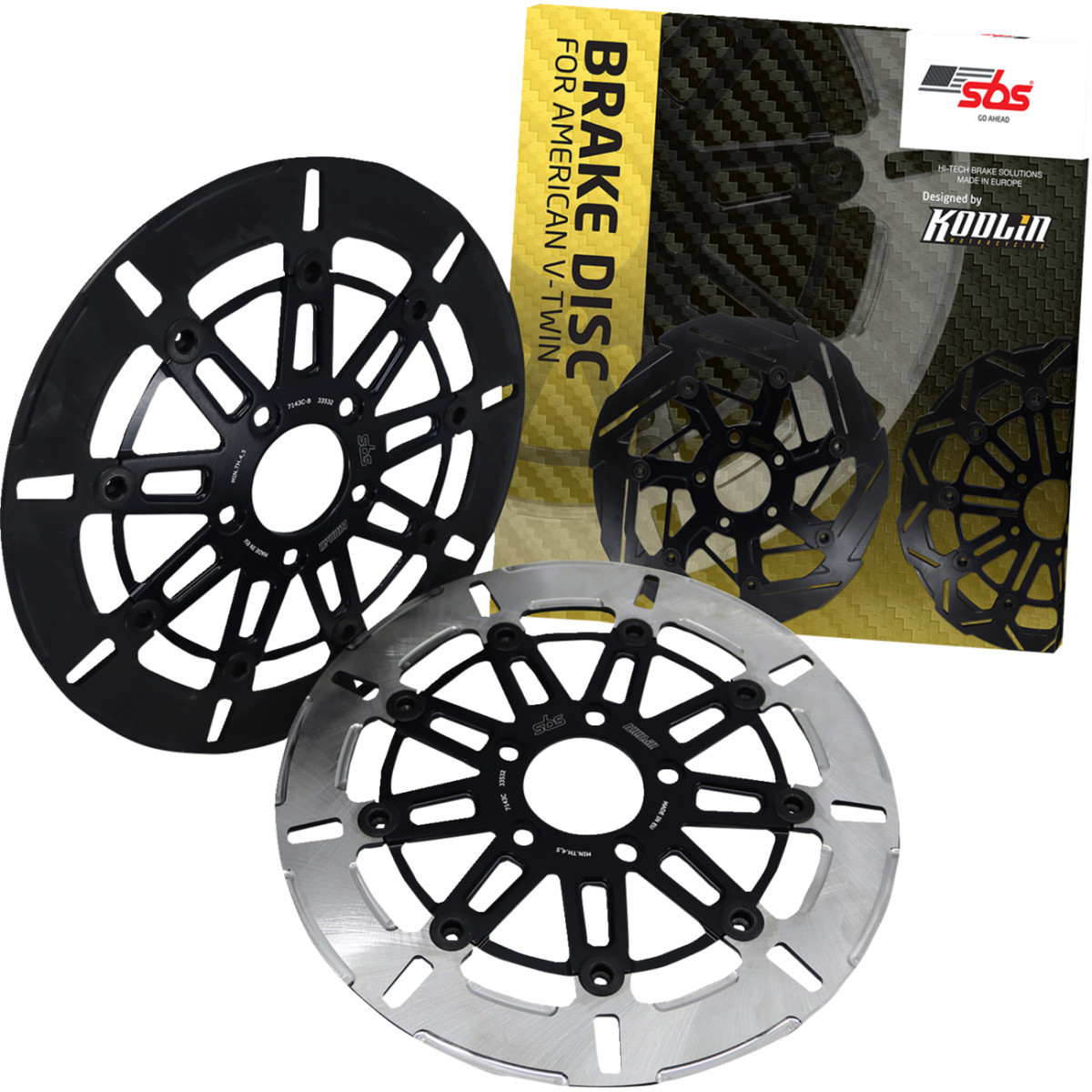 SBS #7143C - Design "C" 9-Spoke Brake Rotor