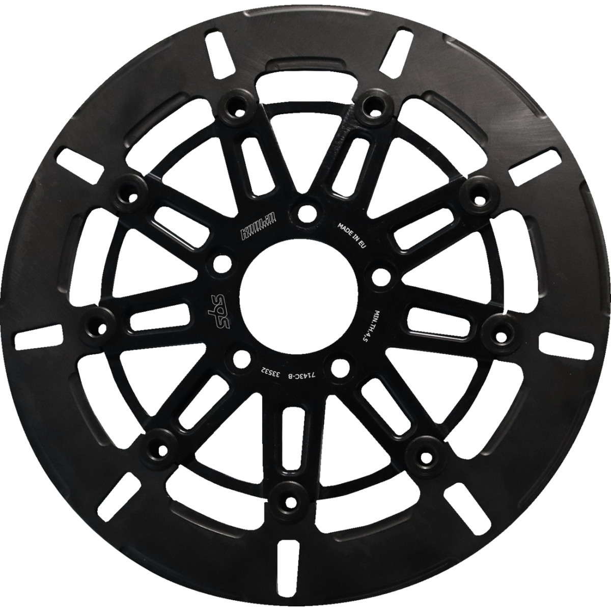 SBS #7143C-B - Design "C" 9-Spoke Brake Rotor
