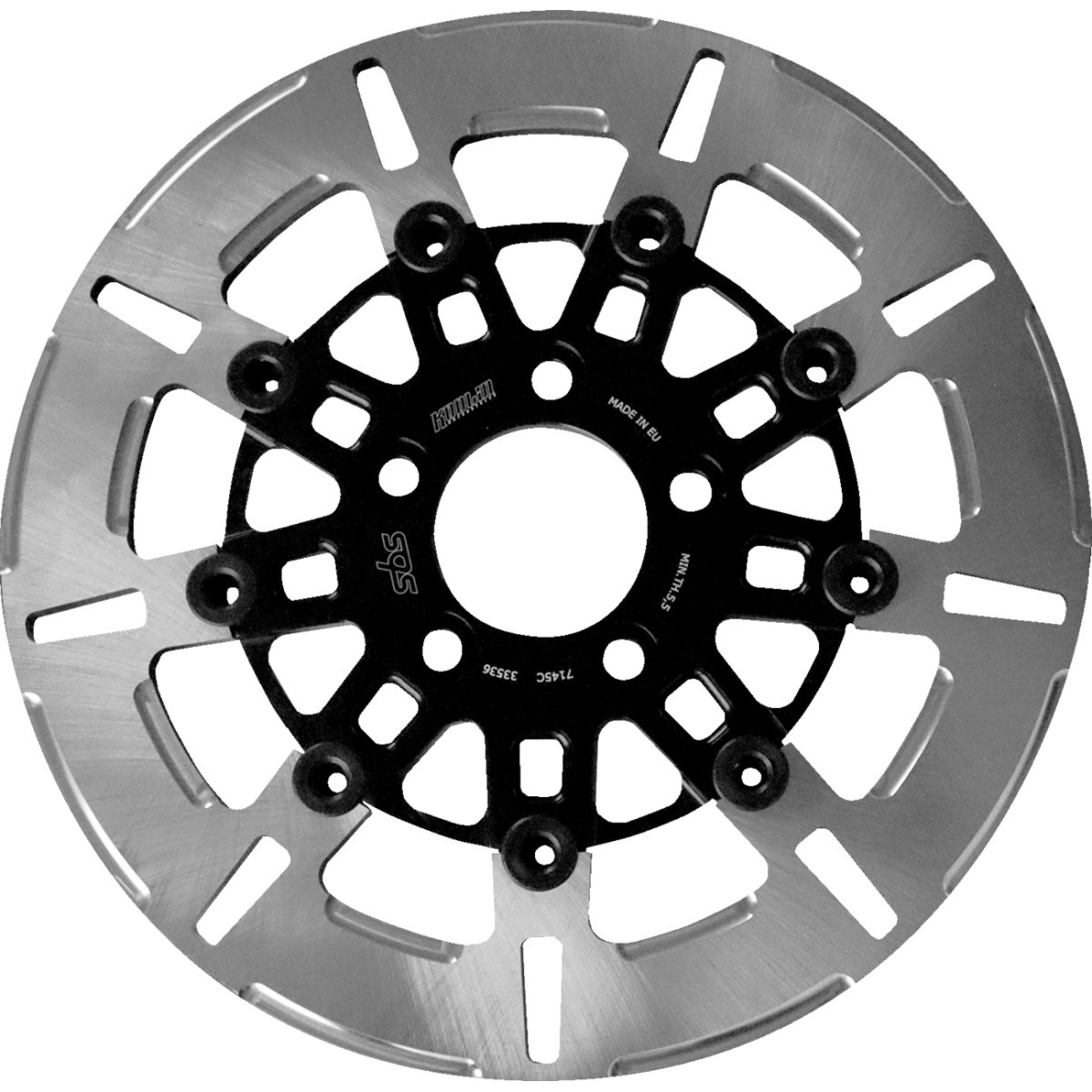 SBS #7145C - Design "C" 9-Spoke Brake Rotor