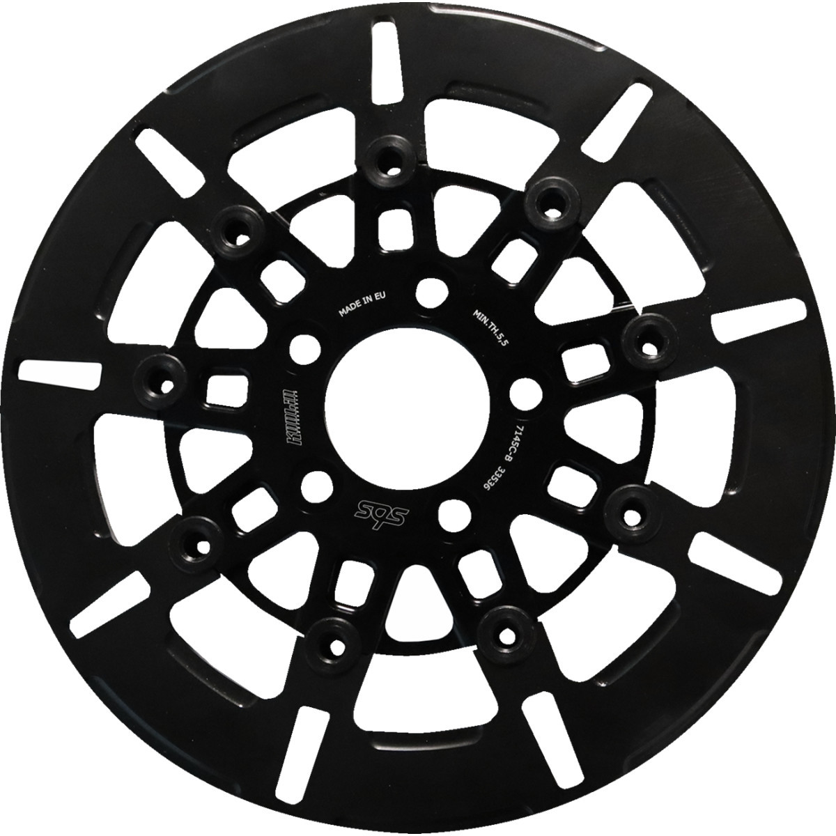 SBS #7145C-B - Design "C" 9-Spoke Brake Rotor