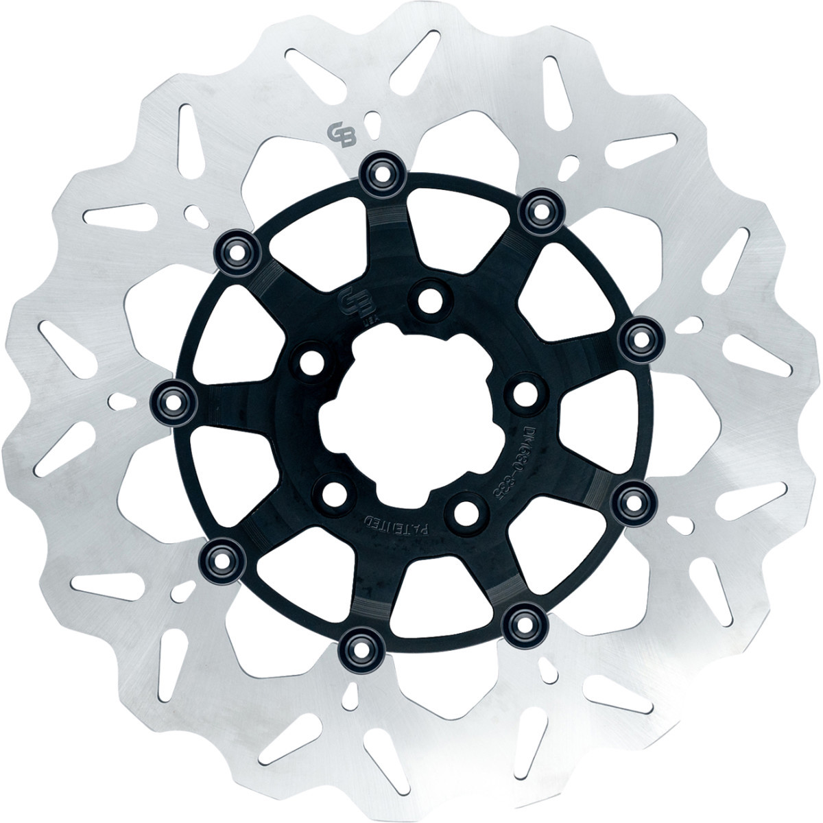 Gbrakes #GBDU007 - Wave® Brake Rotor - Front - 12-1/2" - Black