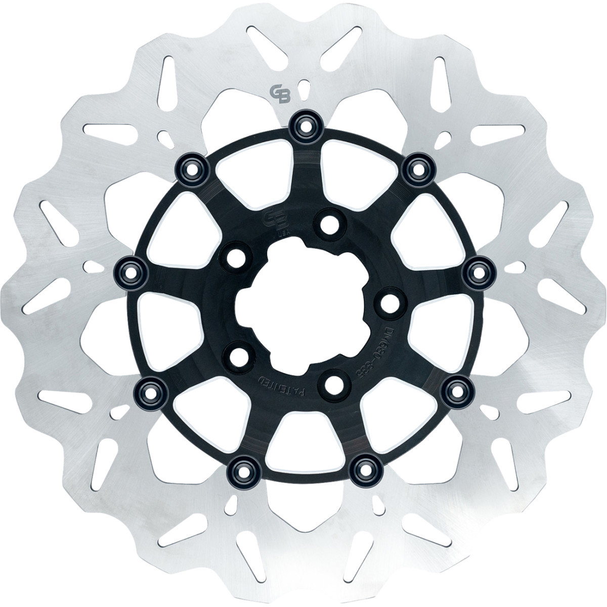 Gbrakes #GBDU012 - Wave® Brake Rotor - Front - 11-1/2" - Machined Black