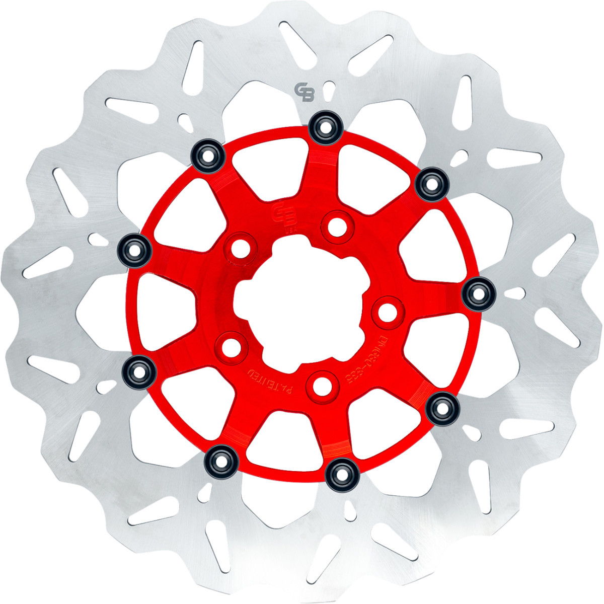 Gbrakes #GBDU029 - Wave® Brake Rotor - Front - 12-1/2" - Red