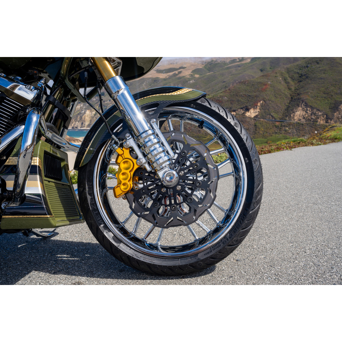 SBS Designed BY Kodlin #7146E-B - Brake Rotor - Black - Front
