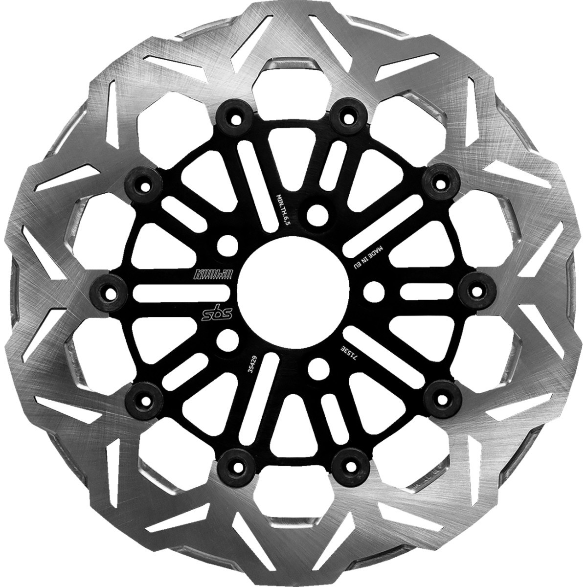 SBS Designed BY Kodlin #7153E - Brake Rotor - Stainless Steel - Rear