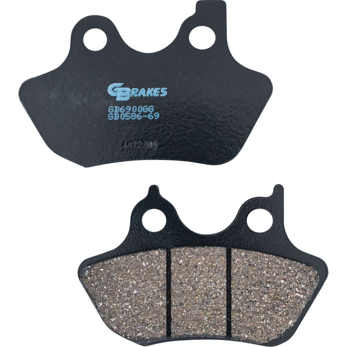 Gbrakes #GB0586-69 - Brake Pads - Semi-Metallic/Ceramic - Front/Rear
