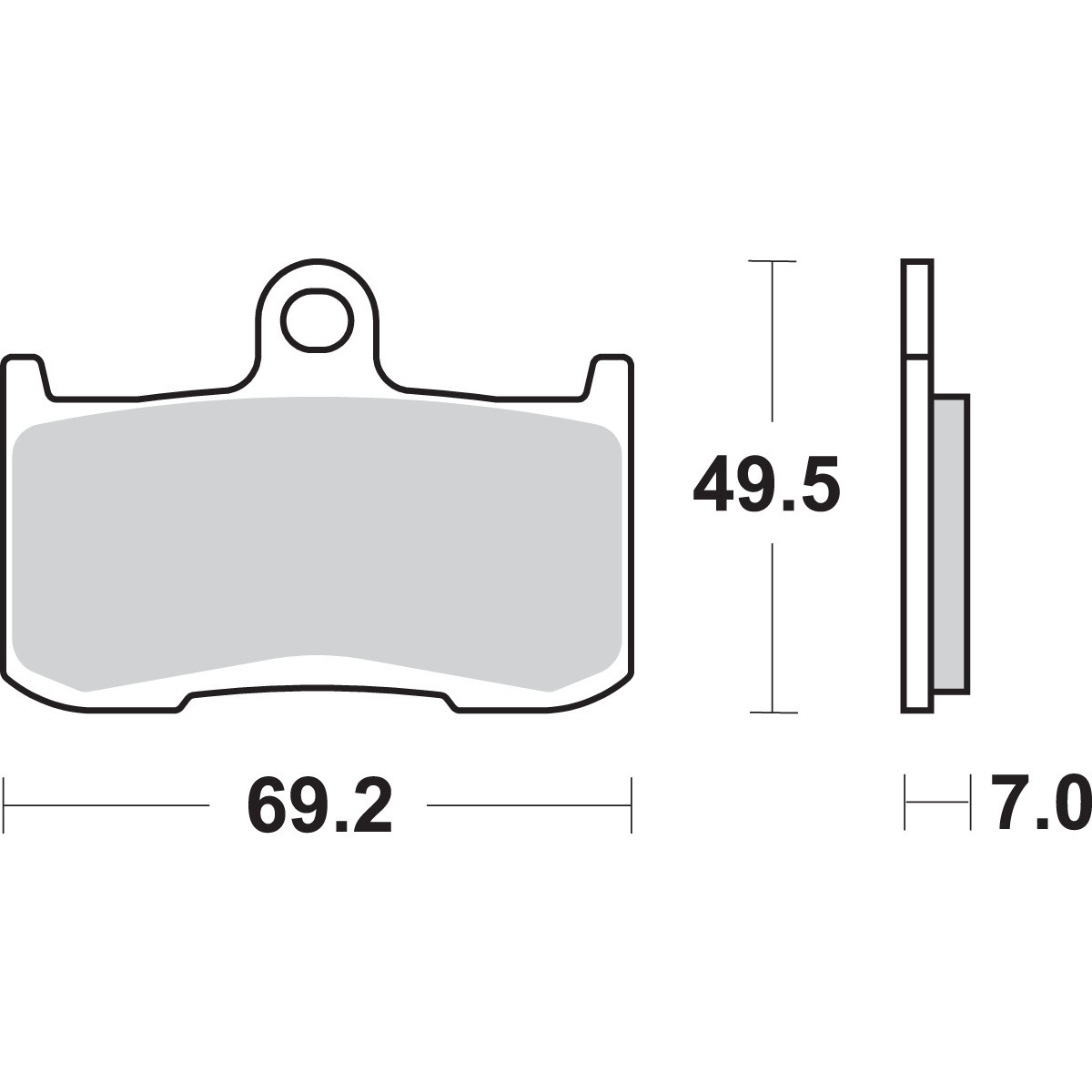 SBS #782HS - HS Brake Pads