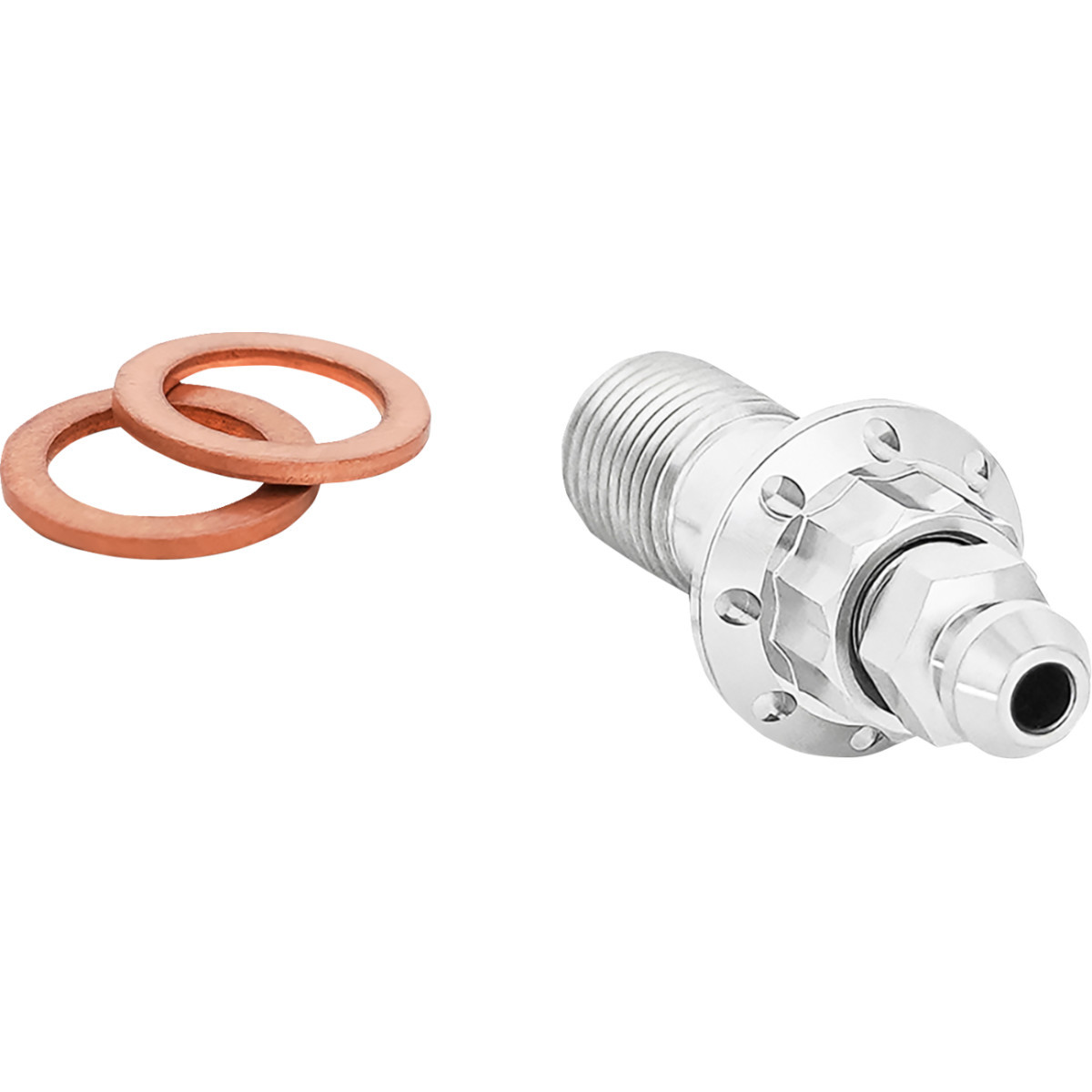 Arlen Ness #300-821 - Banjo Bolt with Bleeder - 10 mm - Polished