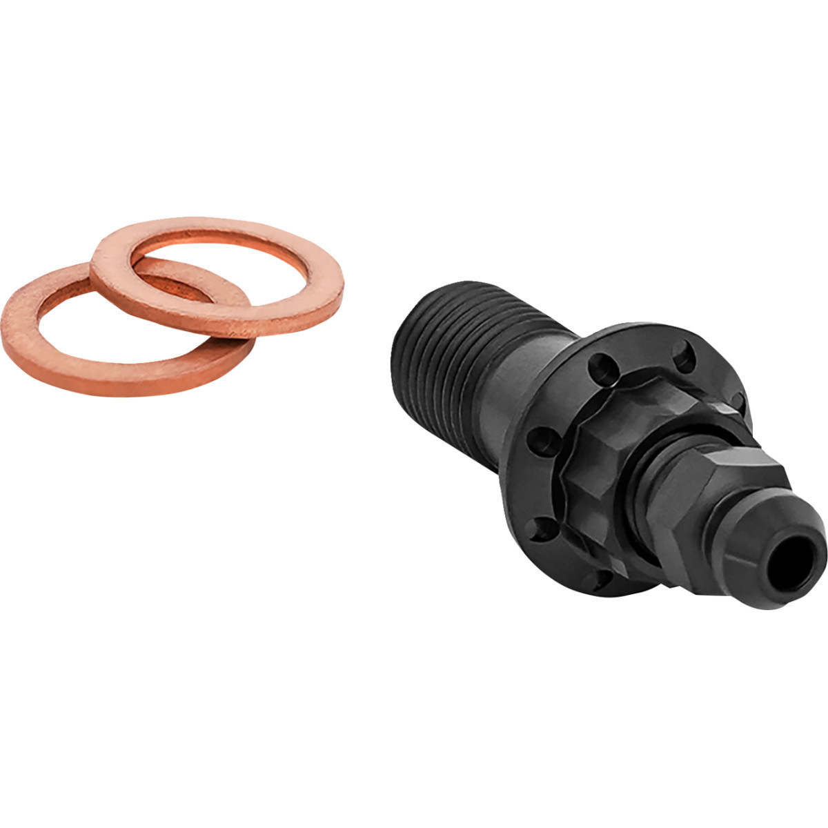 Arlen Ness #300-822 - Banjo Bolt with Bleeder - 10mm - Black