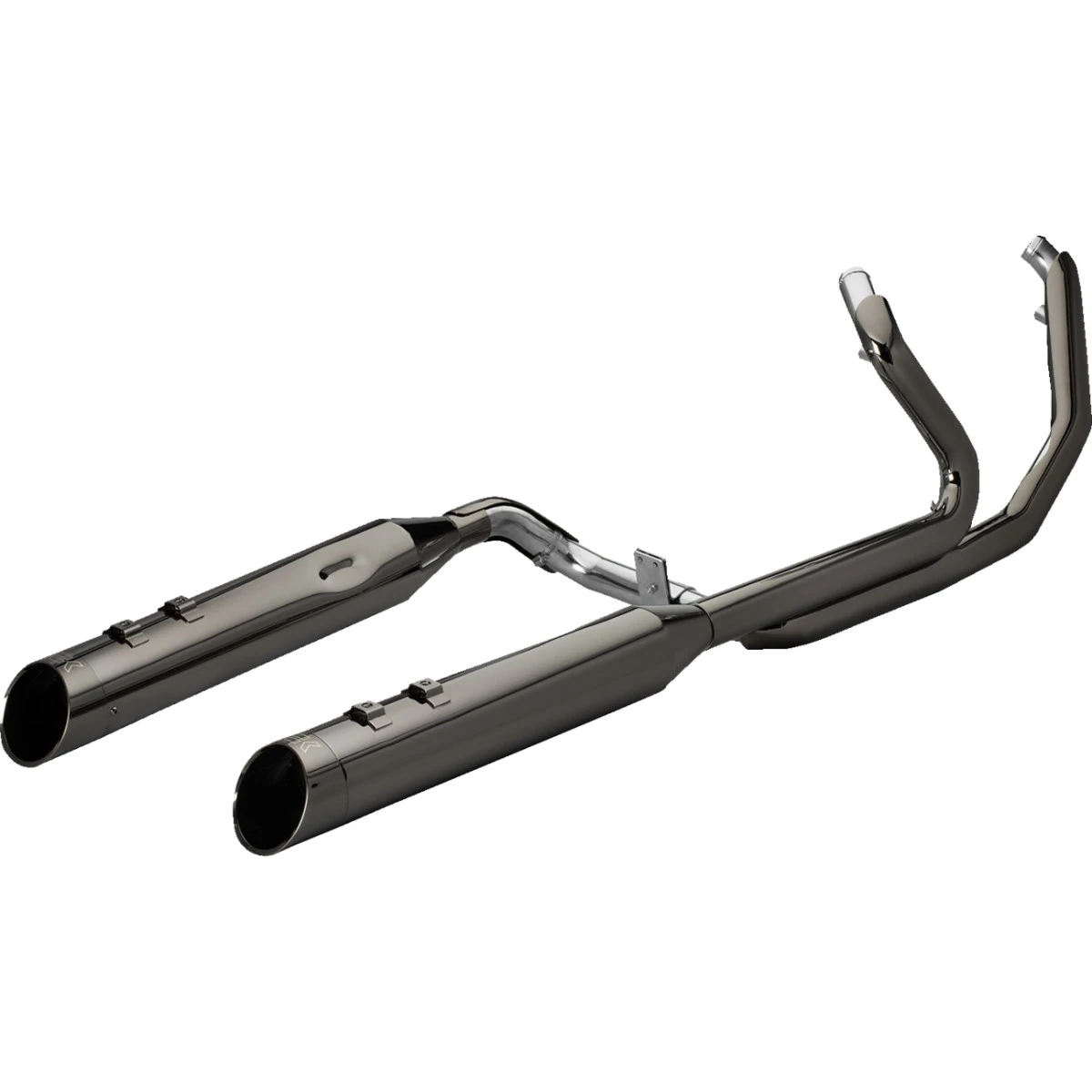 Khrome Werks #201810A-SR - 2-into-1-into-2 Dominator-SR Exhaust System - Eclipse - Without End Caps - M8 Touring