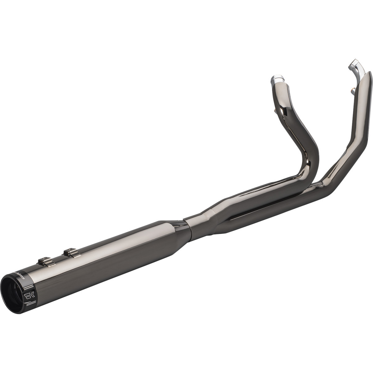 Khrome Werks #201775-SR - 2-into-1 Outlaw-SR Exhaust System - Eclipse - Without End Cap - M8 Touring