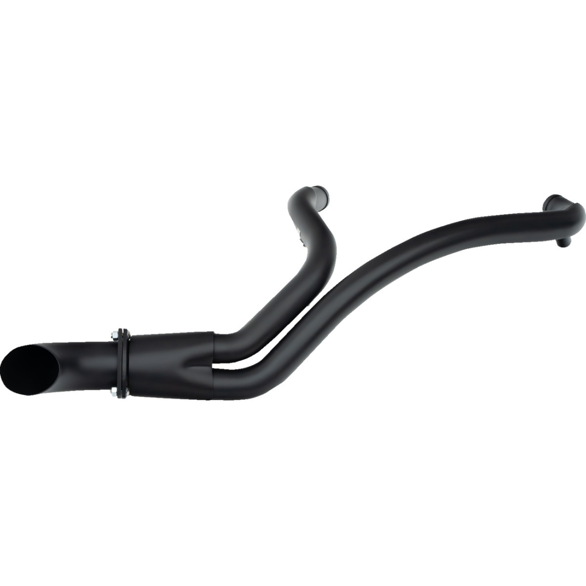 Trask #TM-5765BK - 2-into-1 BMF Exhaust System - M8 - Black