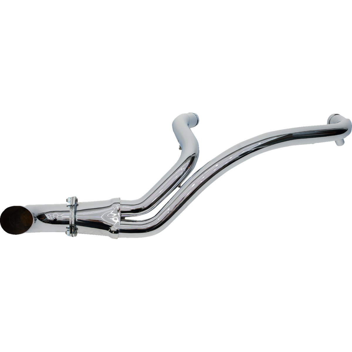 Trask #TM-5765CH - 2-into-1 BMF Exhaust System - M8 - Chrome