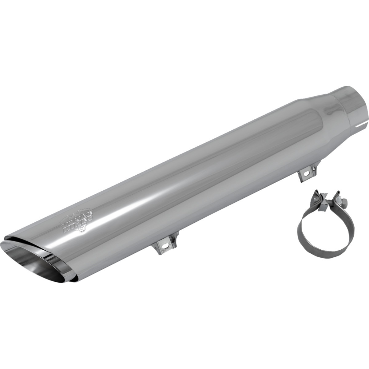 Vance & Hines #16750 - Twin Slash Slip-On Muffler - Chrome - Softail