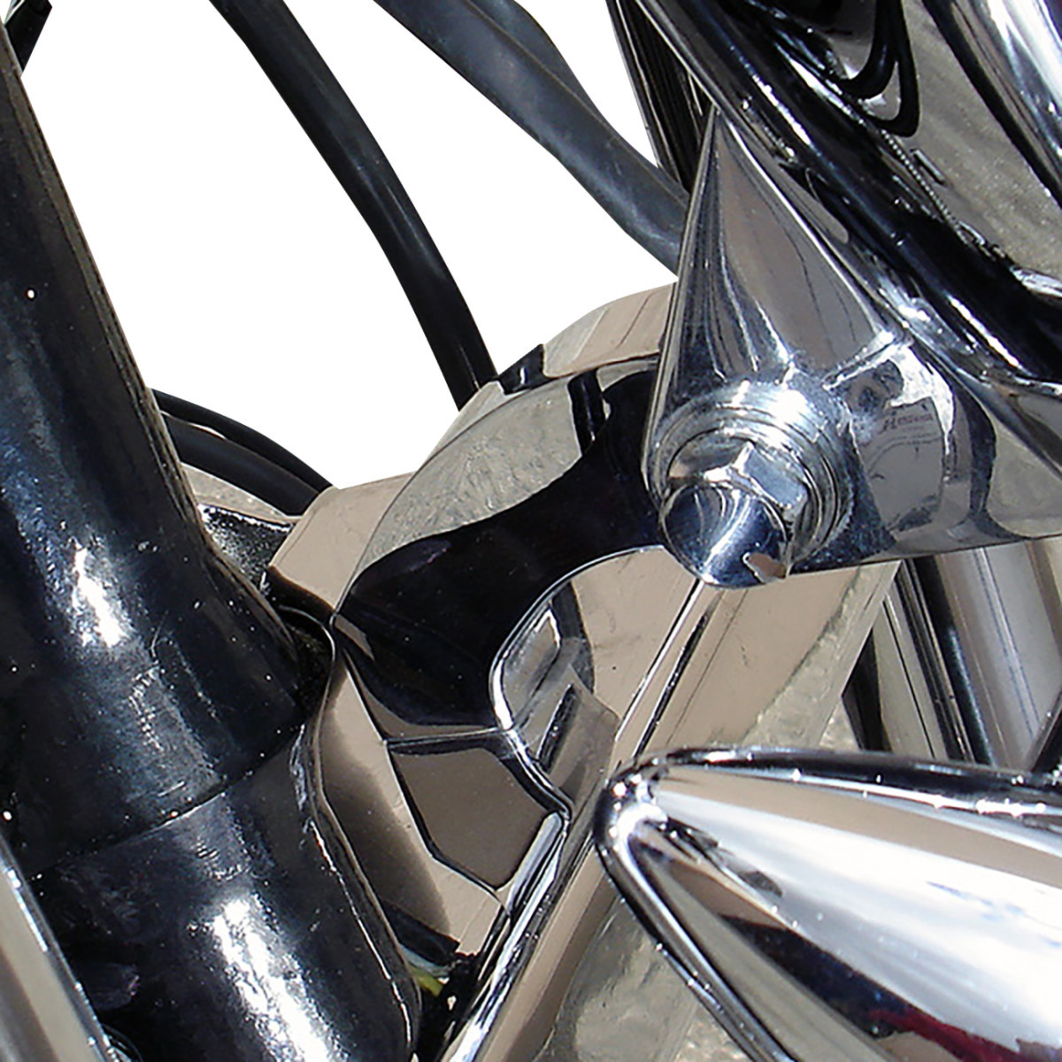 Headwinds #1-0004-2CA - Headlight Mount - Chrome - '88-'06 FLSTS/FXSTS