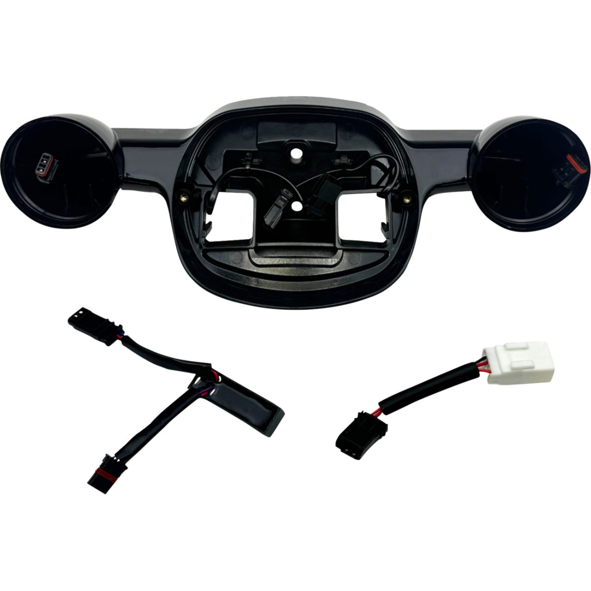 Custom Dynamics #TL-TS-BASE-ST-B - Taillight Baseplate - Black - '22-'25 FXRST/FXLRS