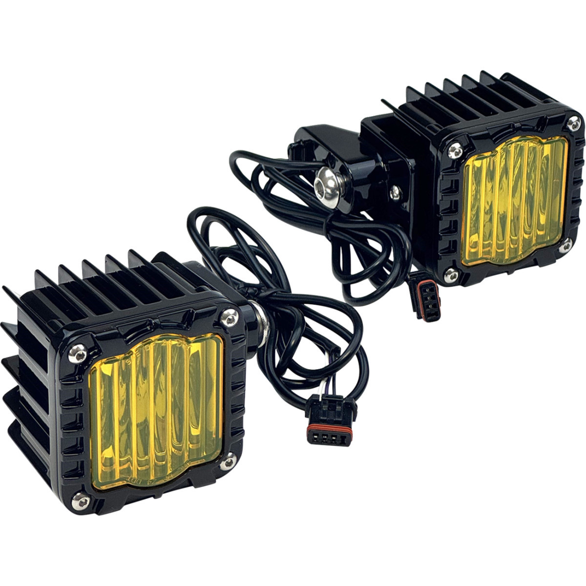 Custom Dynamics #SD-LRST-FT-YB - LED Turn Signals - Selective Yellow Lens - '22-'25 FXLRST/FXRST