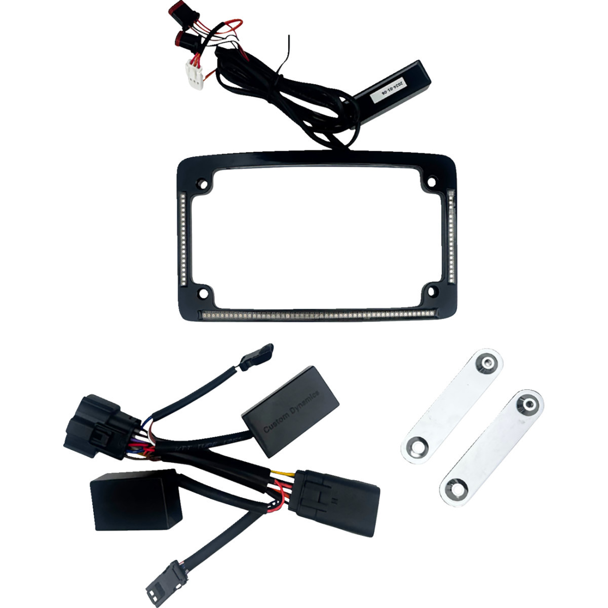 Custom Dynamics #TF05-23-B - License Plate Frame - LED - Black