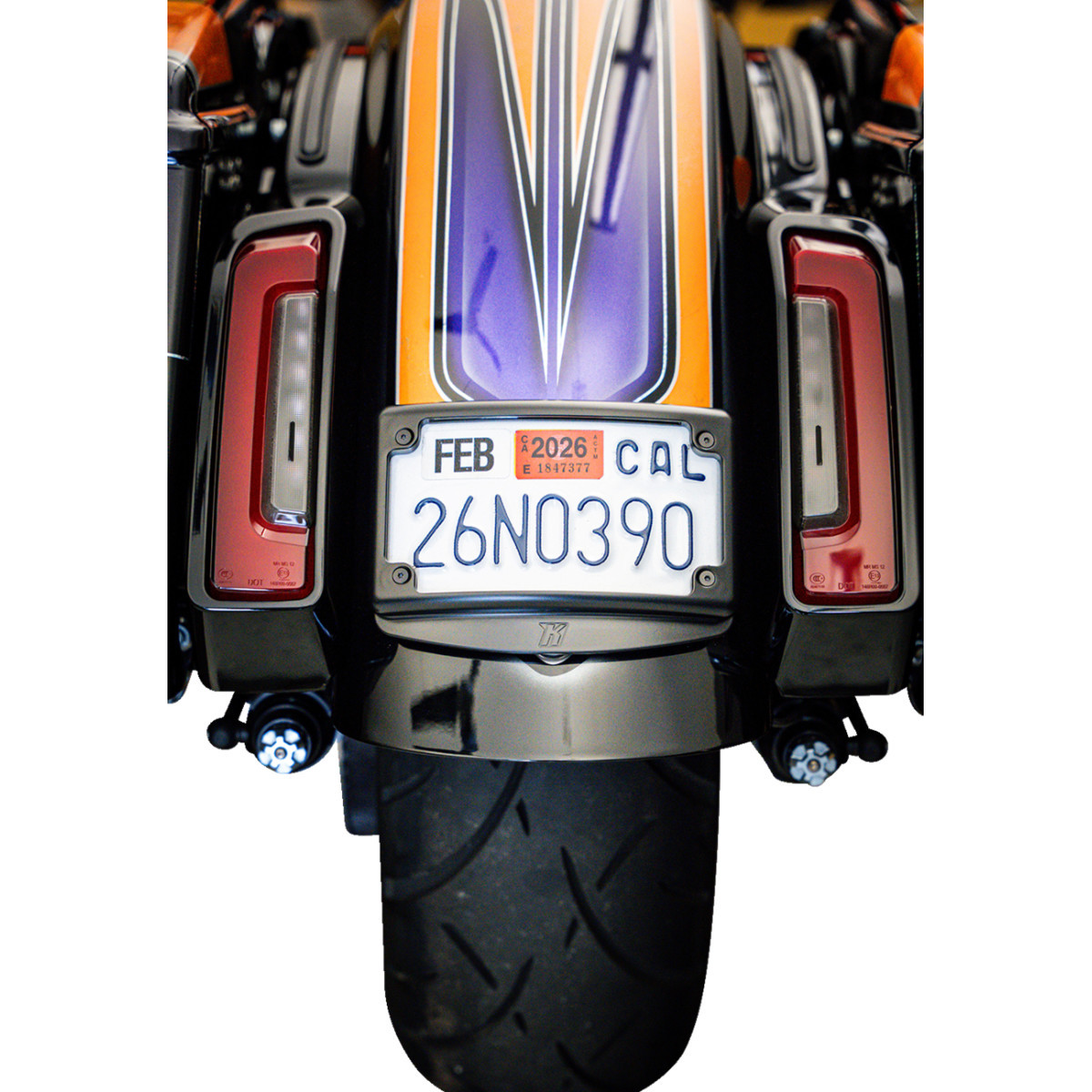 Kodlin USA #KUS20102 - Mount Kit - License Plate - Curved - Black
