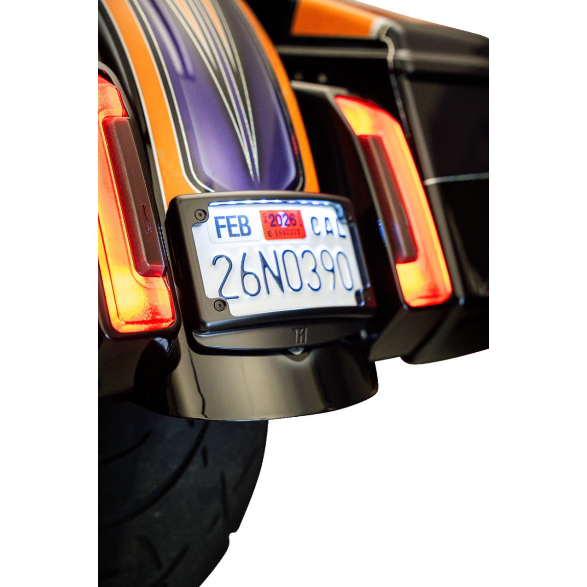 Kodlin USA #KUS20102 - Mount Kit - License Plate - Curved - Black