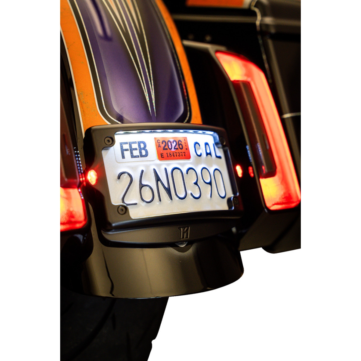 Kodlin USA #KUS20302 - 3-in-1 Mount Kit - License Plate - Curved - Black