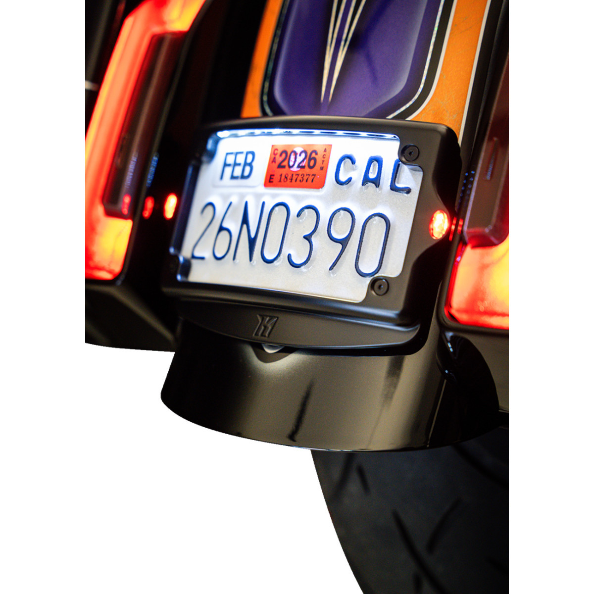 Kodlin USA #KUS20302 - 3-in-1 Mount Kit - License Plate - Curved - Black