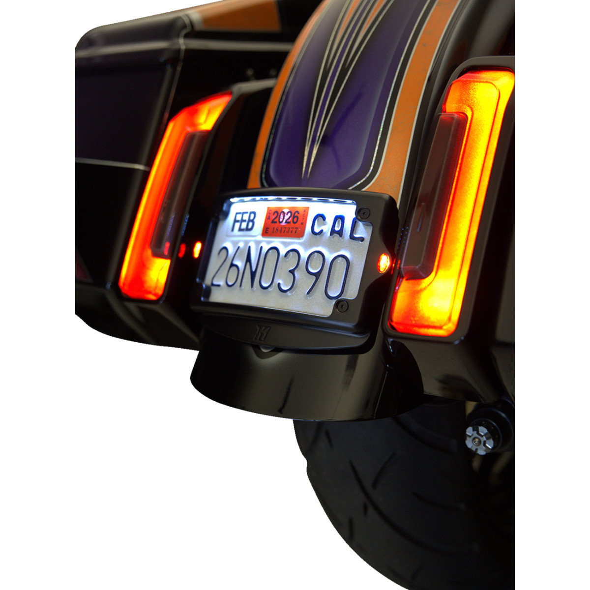 Kodlin USA #KUS20302 - 3-in-1 Mount Kit - License Plate - Curved - Black