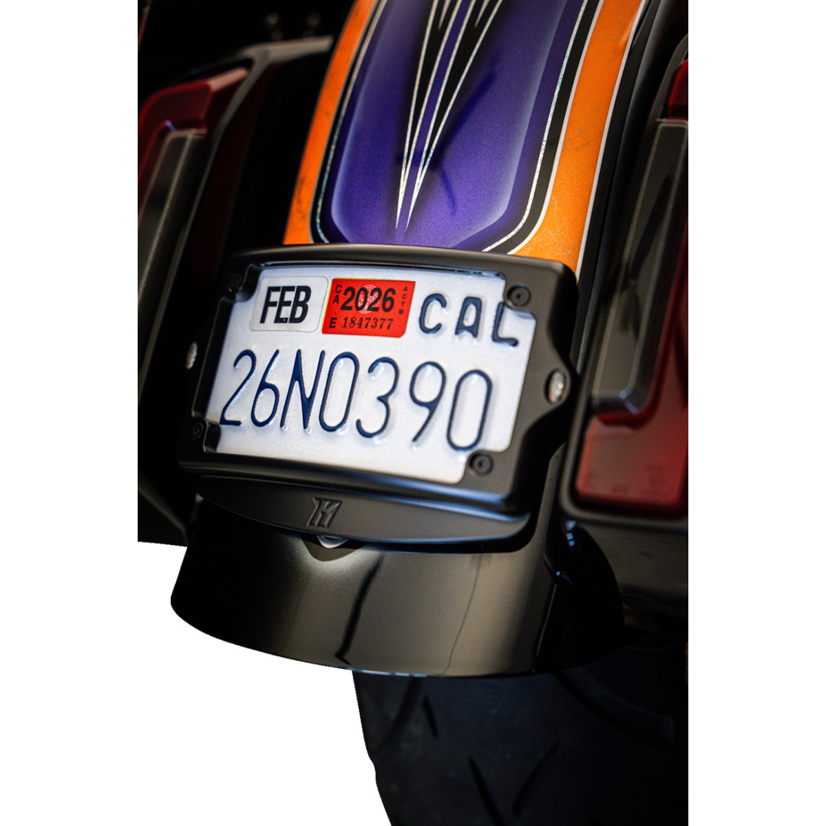 Kodlin USA #KUS20302 - 3-in-1 Mount Kit - License Plate - Curved - Black