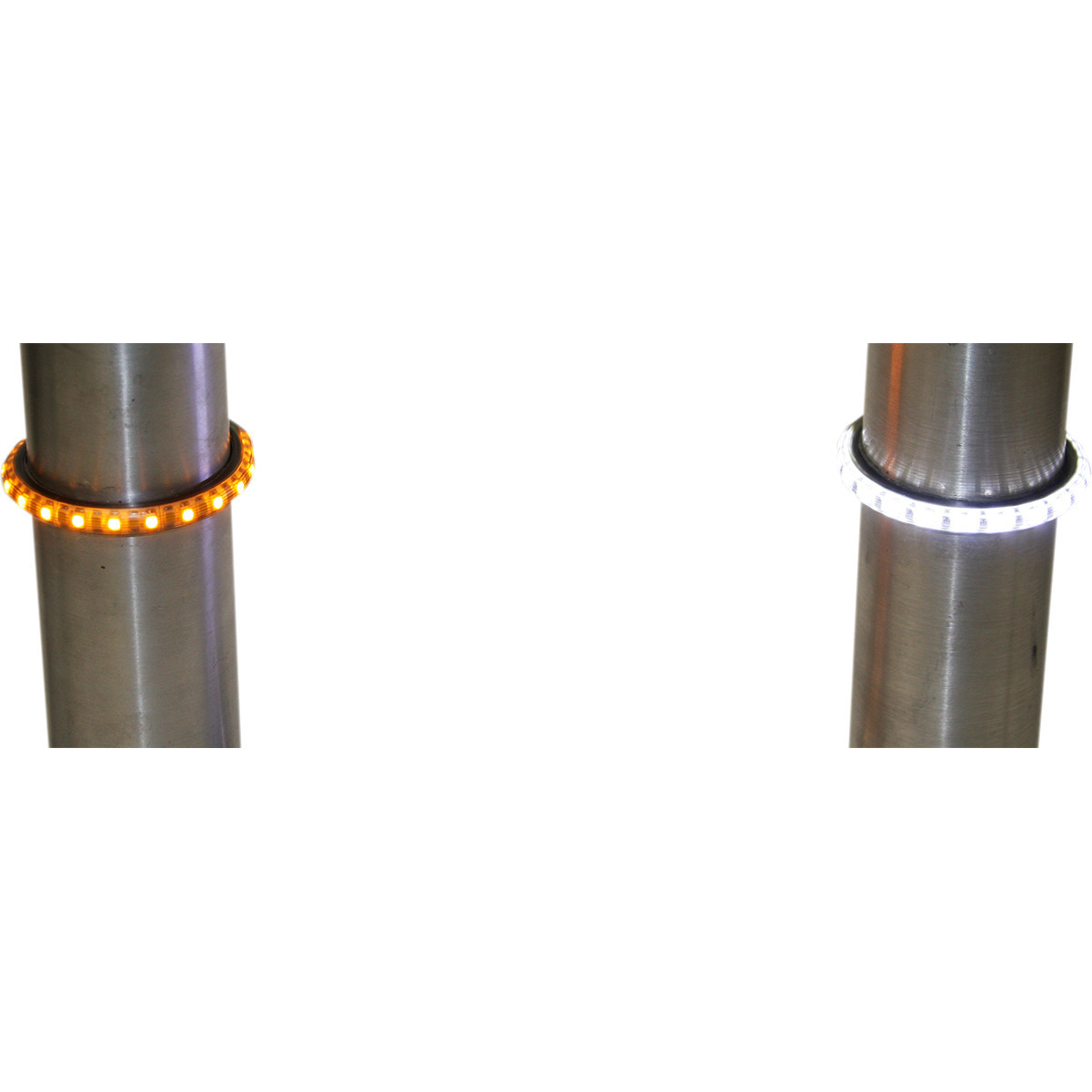 Custom Dynamics #TW43AA - WRAPZ® Fork Lights - 43 mm - Amber Lens