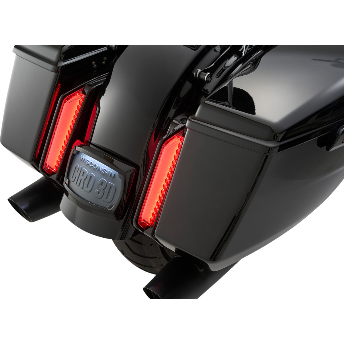 Ciro #42051 - Filler Panel Tail Lights - Smoke Lens - Black