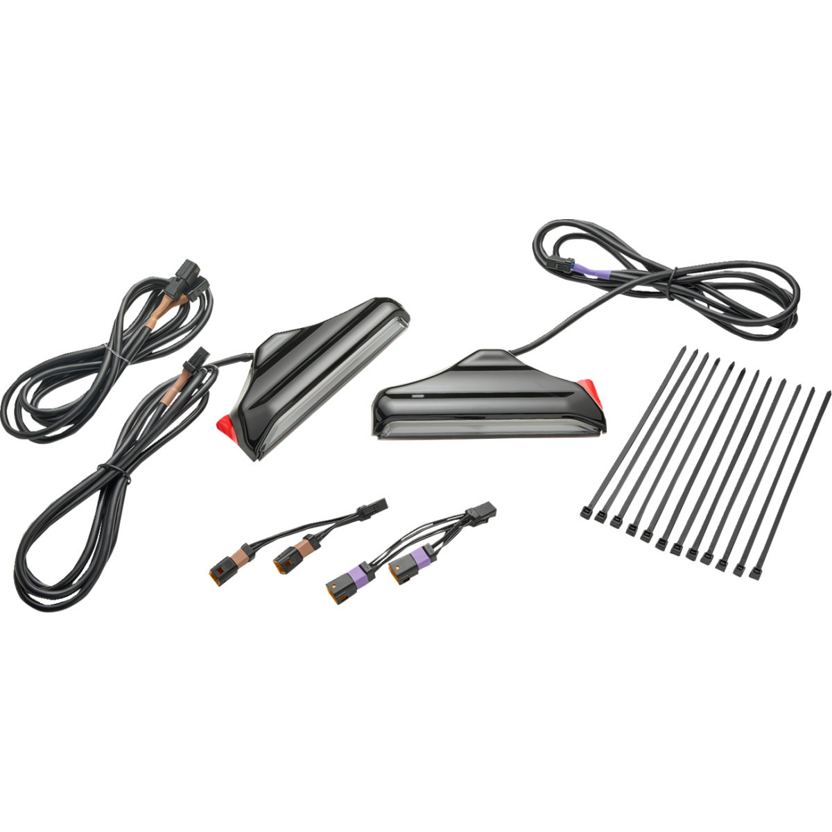 Ciro #42121 - Fork Lights with Lightstrike Compatibility - Black - '24-'25 FLHX/FLHXU/FLTRX