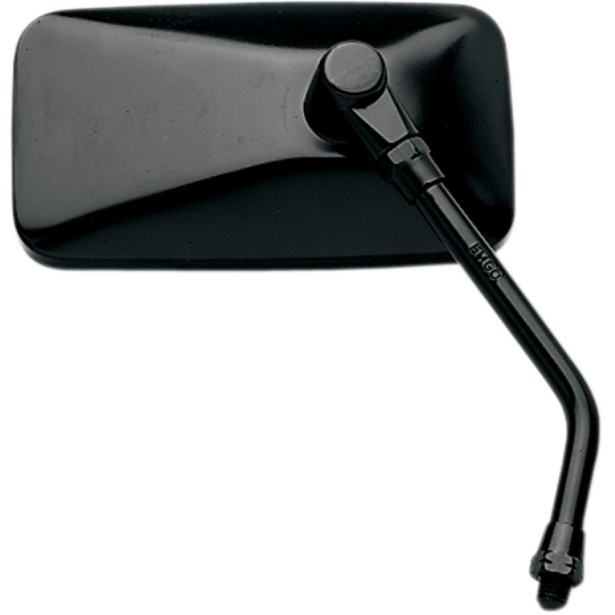 Emgo #20-42447 - Mirror - Cruiser - Side View - Rectangle - Black - Right - Each