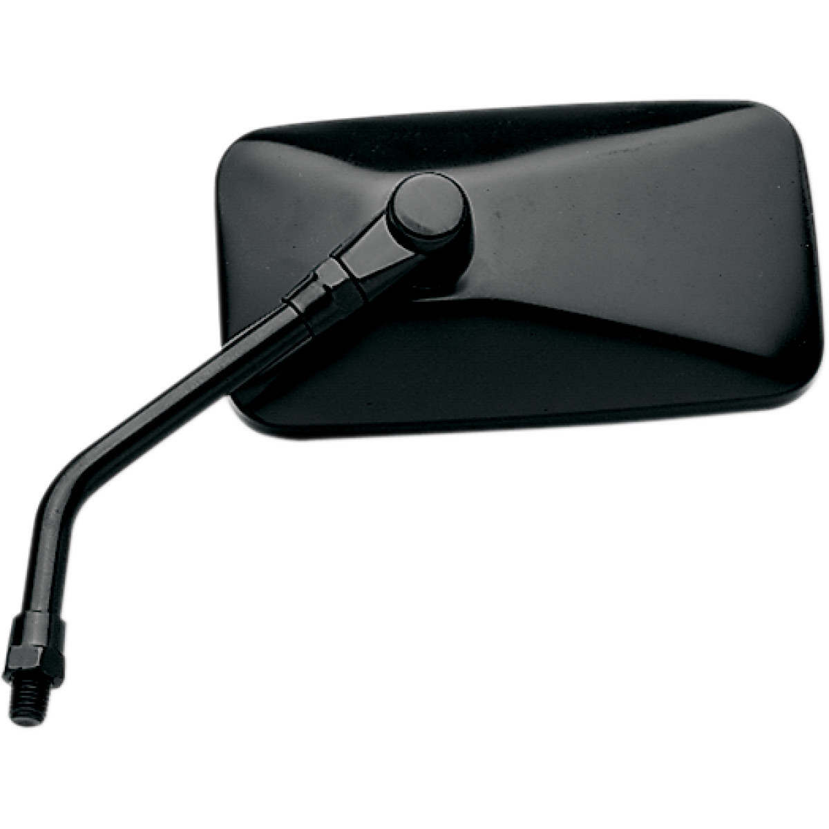 Emgo #20-42448 - Mirror - Cruiser - Side View - Rectangle - Black - Left/Right - Each