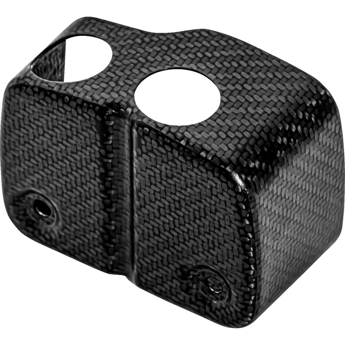 Saddlemen #CF-899-04-001 - Coil Cover - Carbon Fiber - Gloss Black
