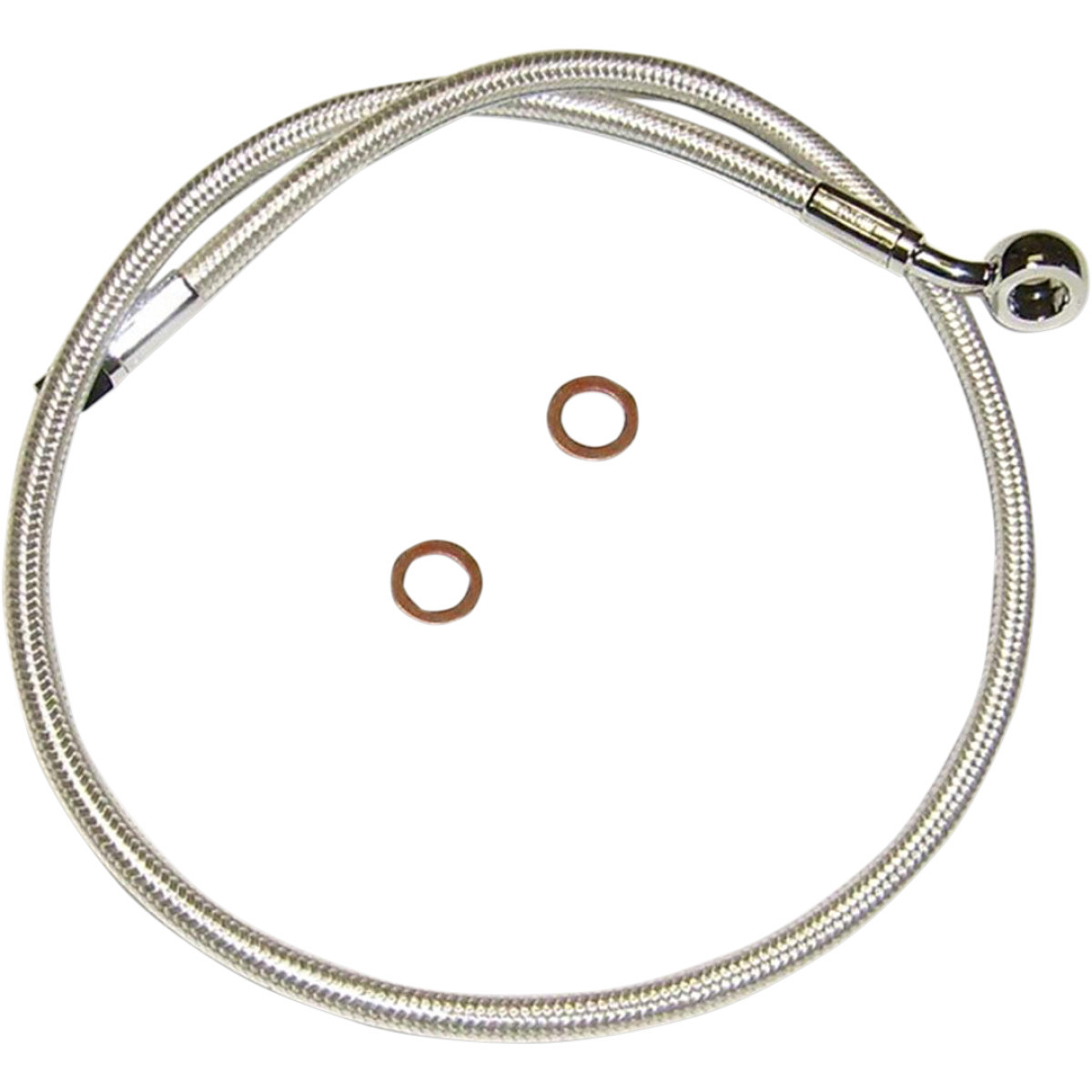 Magnum Shielding #AS37126 - Brake Line - 10mm-35° - 26" - Sterling Chromite II