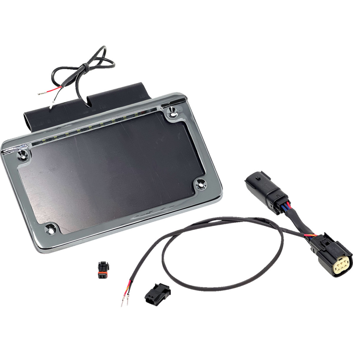 Namz #NIBTH-C03 - Saddlebag Tag Holder w/ Illuminated License Plate Frame - '14 FLHT