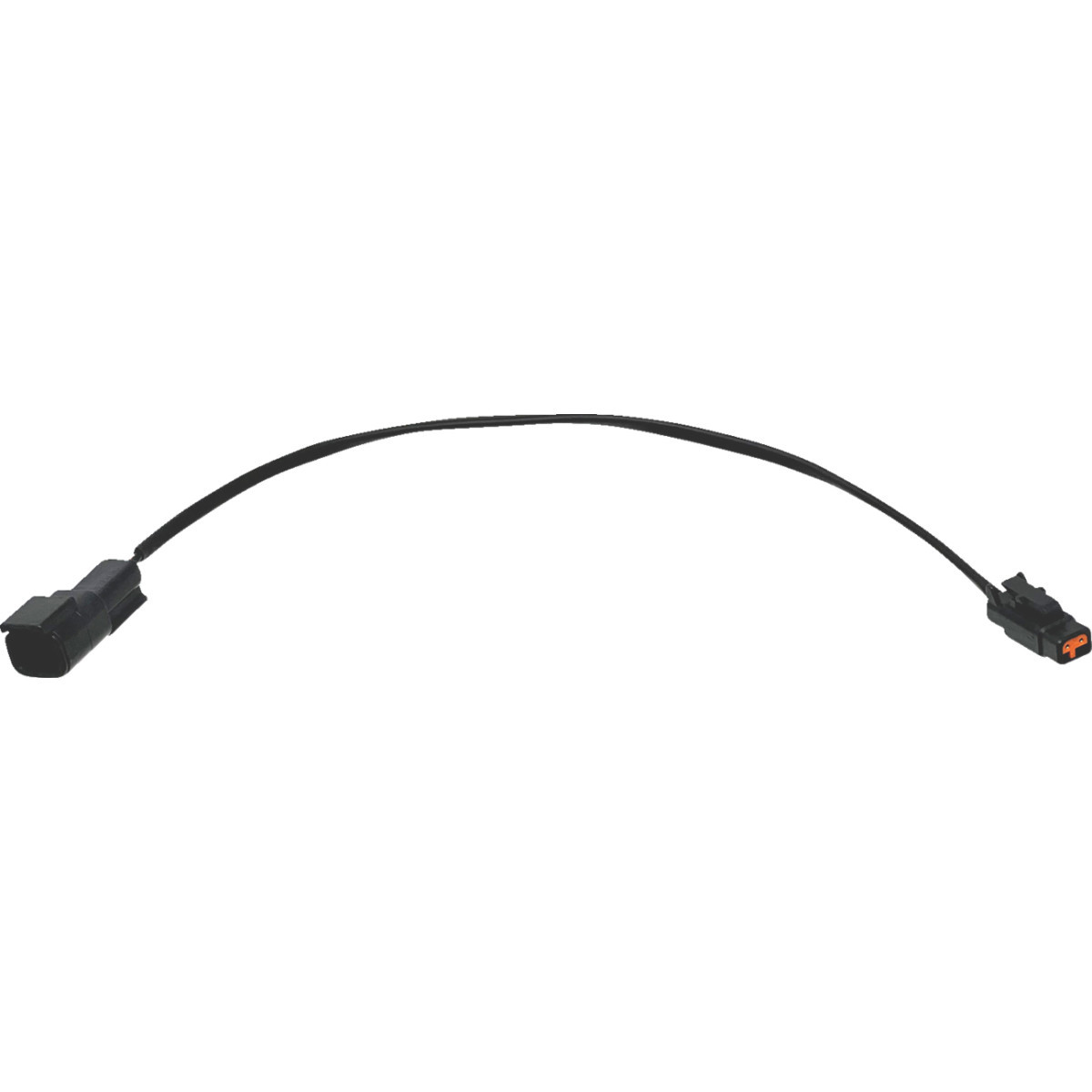 Namz #N-FAXH-12RK - Extension Harness - ABS - 12" - Front - Harley-Davidson
