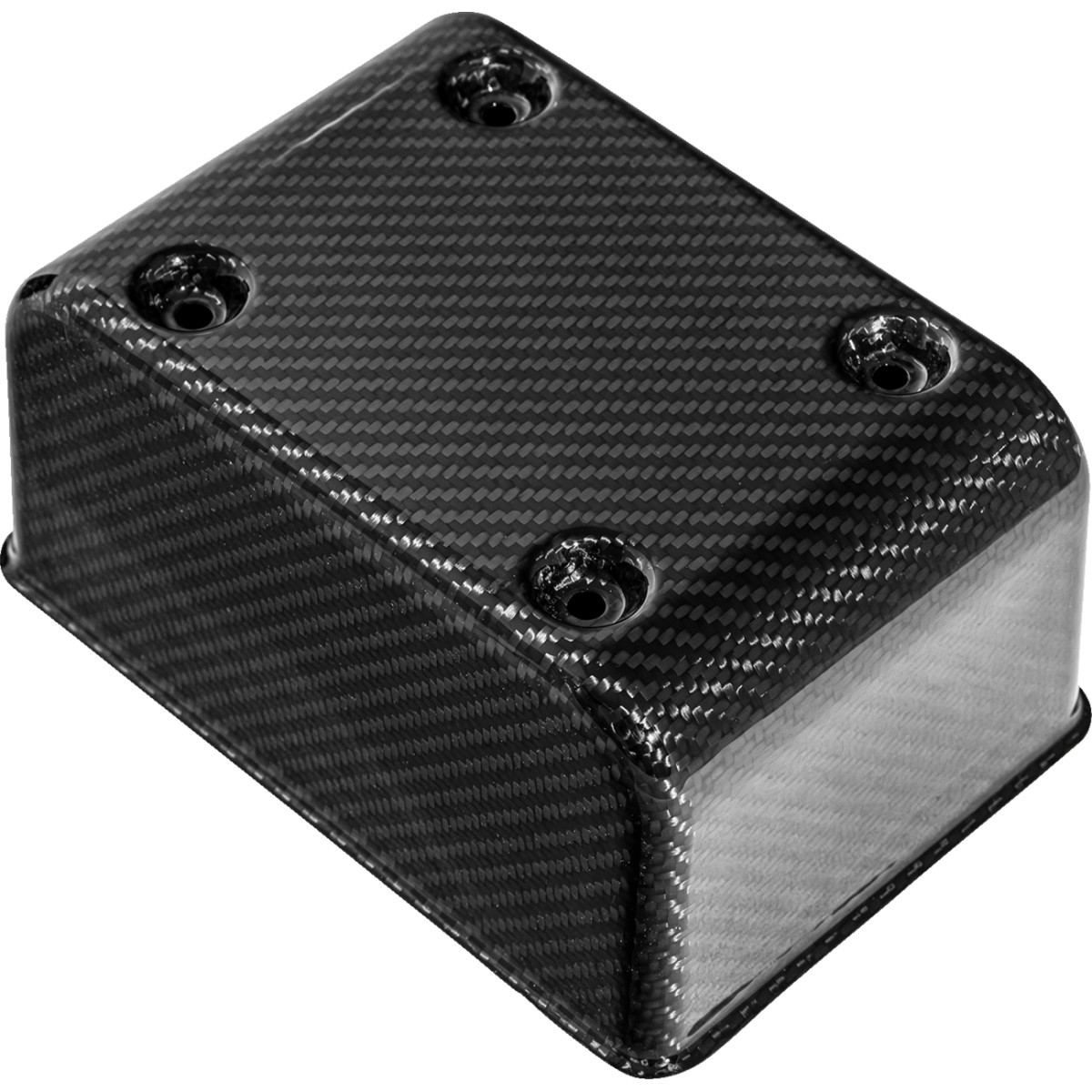 Saddlemen #CF-899-04-003 - Fuse Block Cover - Carbon Fiber - Gloss Black