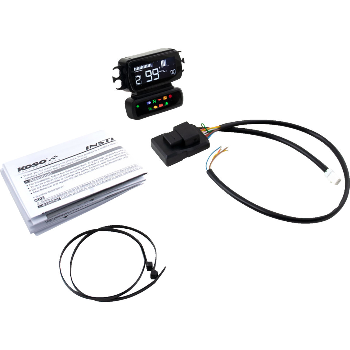 Koso North America #BA080010 - D2 LCD - Multifunction Meter
