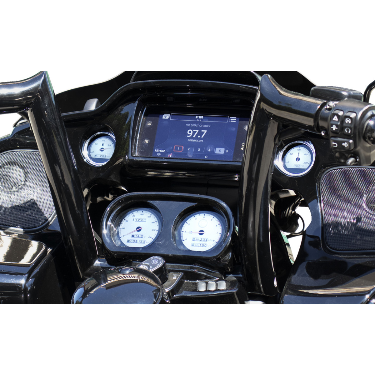 Koso North America #BA064930 - HD-03X | TFT Gauge Set - Harley-Davidson®