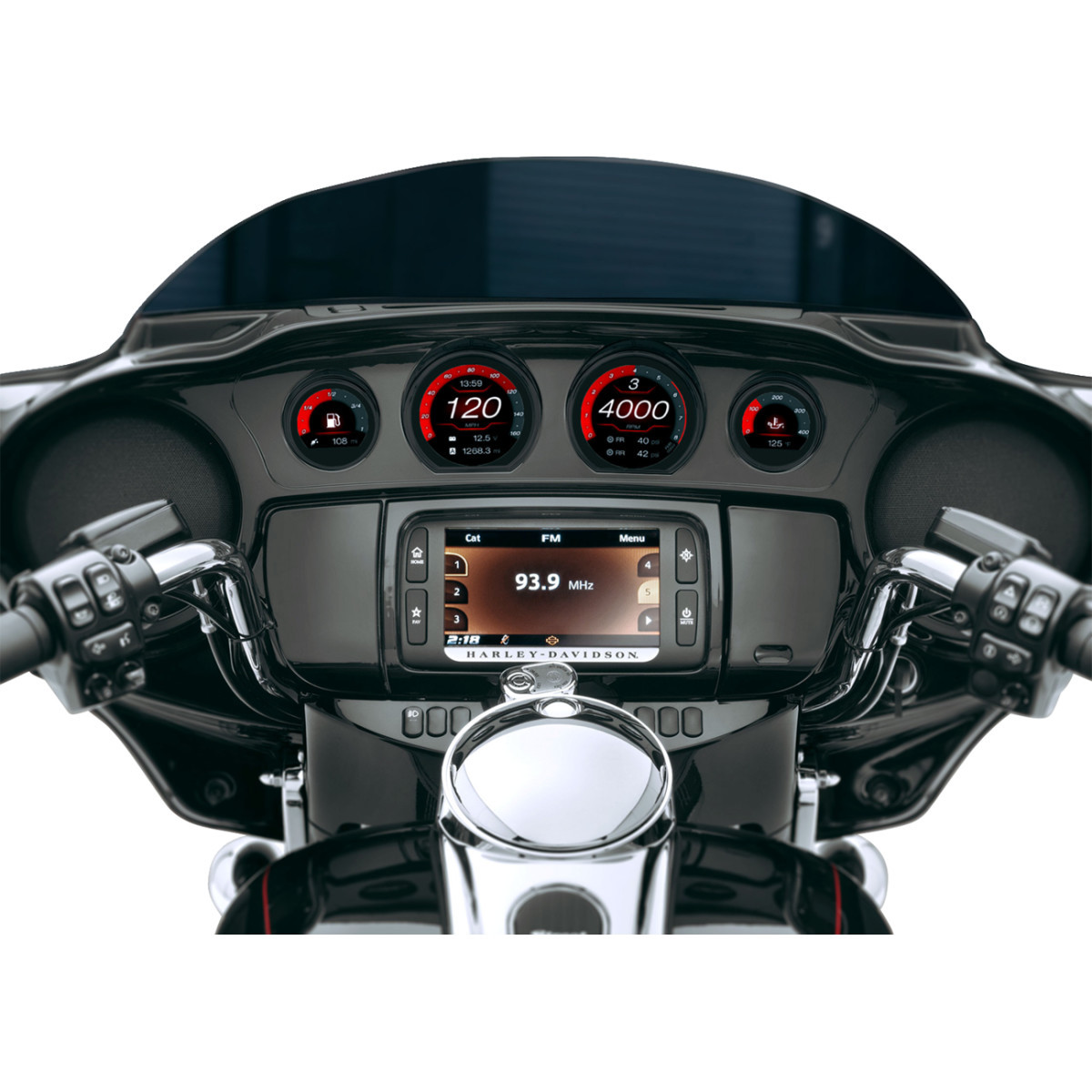 Koso North America #BA064930 - HD-03X | TFT Gauge Set - Harley-Davidson®