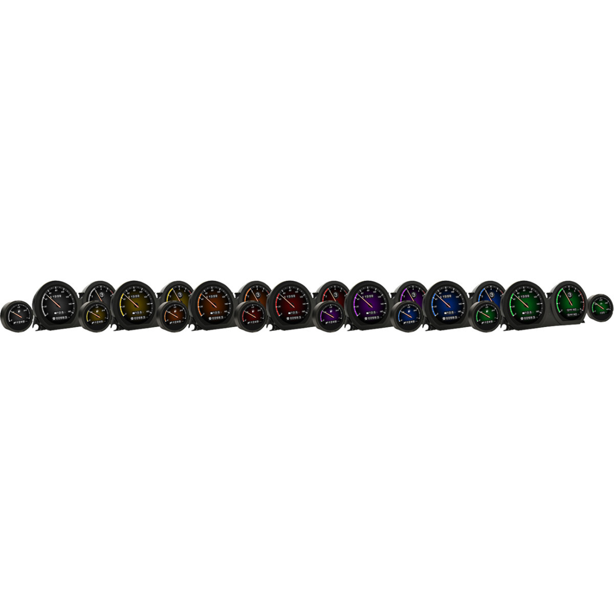 Koso North America #BA064930 - HD-03X | TFT Gauge Set - Harley-Davidson®