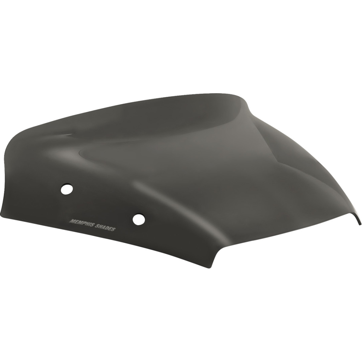 Memphis Shades #MEP88010 - Spoiler Windshield - 2" - Dark Black Smoke - FLTR
