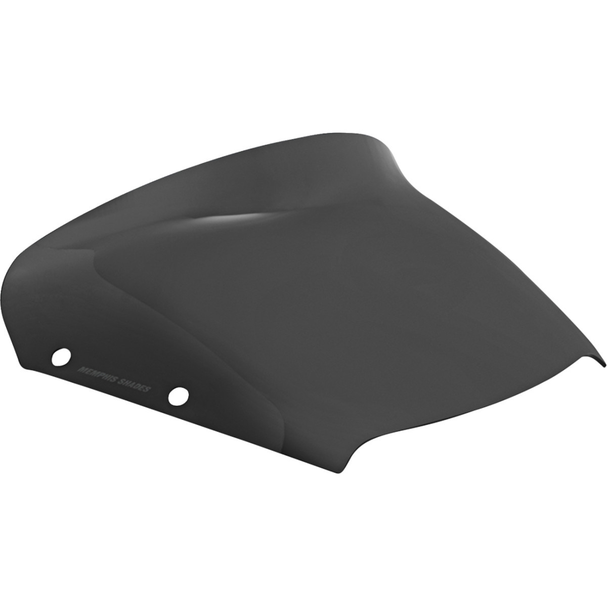 Memphis Shades #MEP88810 - Spoiler Windshield - 4" - Dark Black Smoke - FLHX