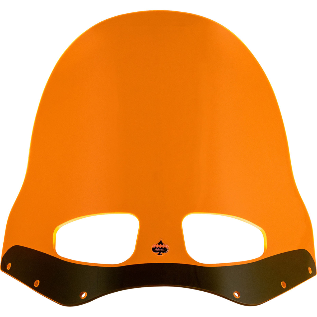 Klock Werks #KWW-06-0615 - Ice Flare® Windshield - 15" - Orange Ice - Road Warrior Fairing